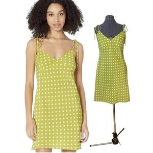 Levi's Sweet Daisy Split Pea Gem Slip Dress Size Small